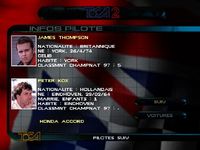 une photo d'Ã©cran de TOCA 2 Touring Cars sur Sony Playstation